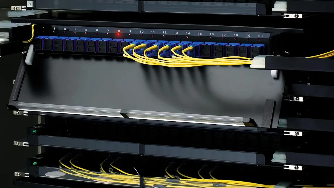 企业整网办公环境建设-楼宇间单模光纤通信部署实景